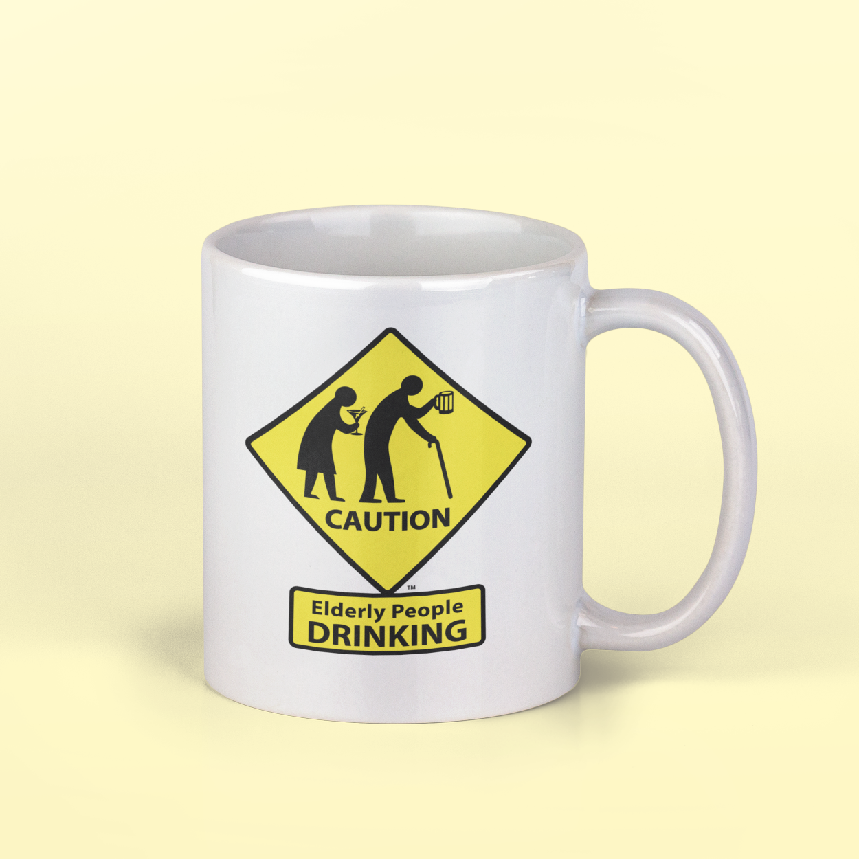 CAUTION: Elderly People DRINKING Coffee Mugs – Caution-ElderlyPeople
